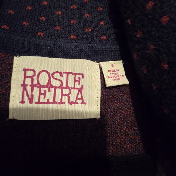 Anthropologie Rosie Neira Jacquard Blazer SM ASO Vampire Diaries Caroline Forbes - Picture 4 of 10